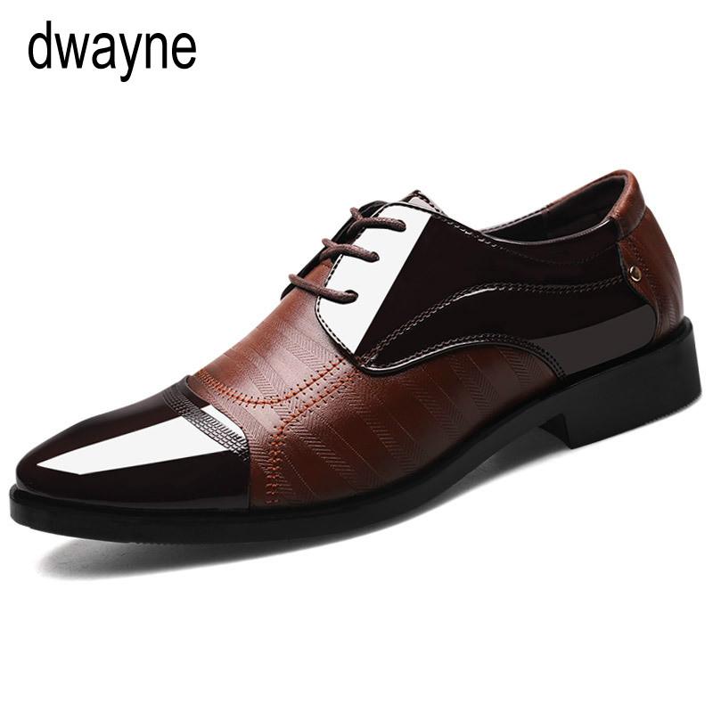 fashion italian shoes for men brown patent leather slip on men dress shoes business shoes man formal schoenen heren zapatos oxford ho 69
