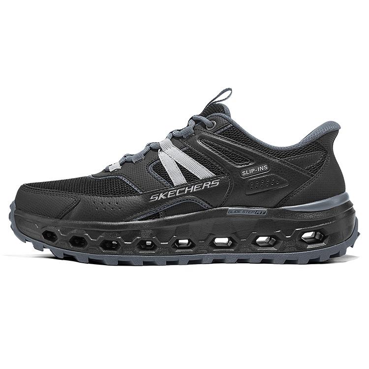 Skechers Glide-Step At Comfortable Versatile Fashion Low-Top Casual Shoes Men sneaker Black 237647-BKCC 41
