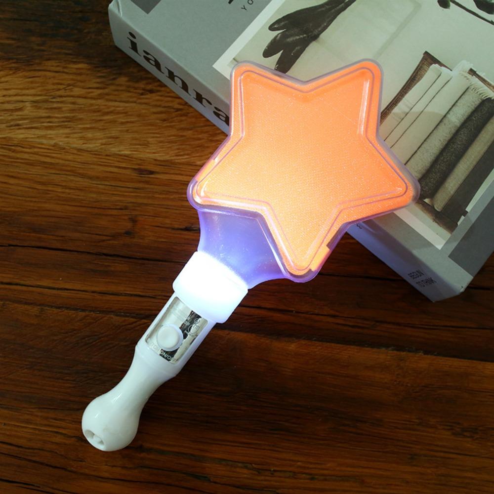 Star Heart LED Glow Stick Mini Concert Light Stick LED Glow Luminous Stick  Music Festival