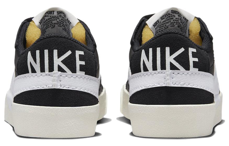 Nike Blazer Low 77 Jumbo Black Sail White Women's FD9858-001