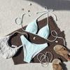 Hanging Neck Split Swimsuit Women's Sexy Bikini Beach Hot
