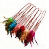 Intricate Beadwork Long Feather Headpiece Tribal Feather Hair Extensions  Artistic Performers