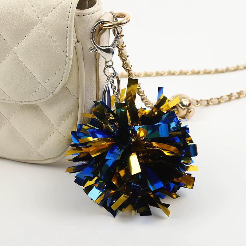 WTEMPO Colorful Mixed Keychains for Party Favors Cheerleaders Dancer Accessories Cheerleading Commemorative Keychain Pendants Bags Hanging Accessories