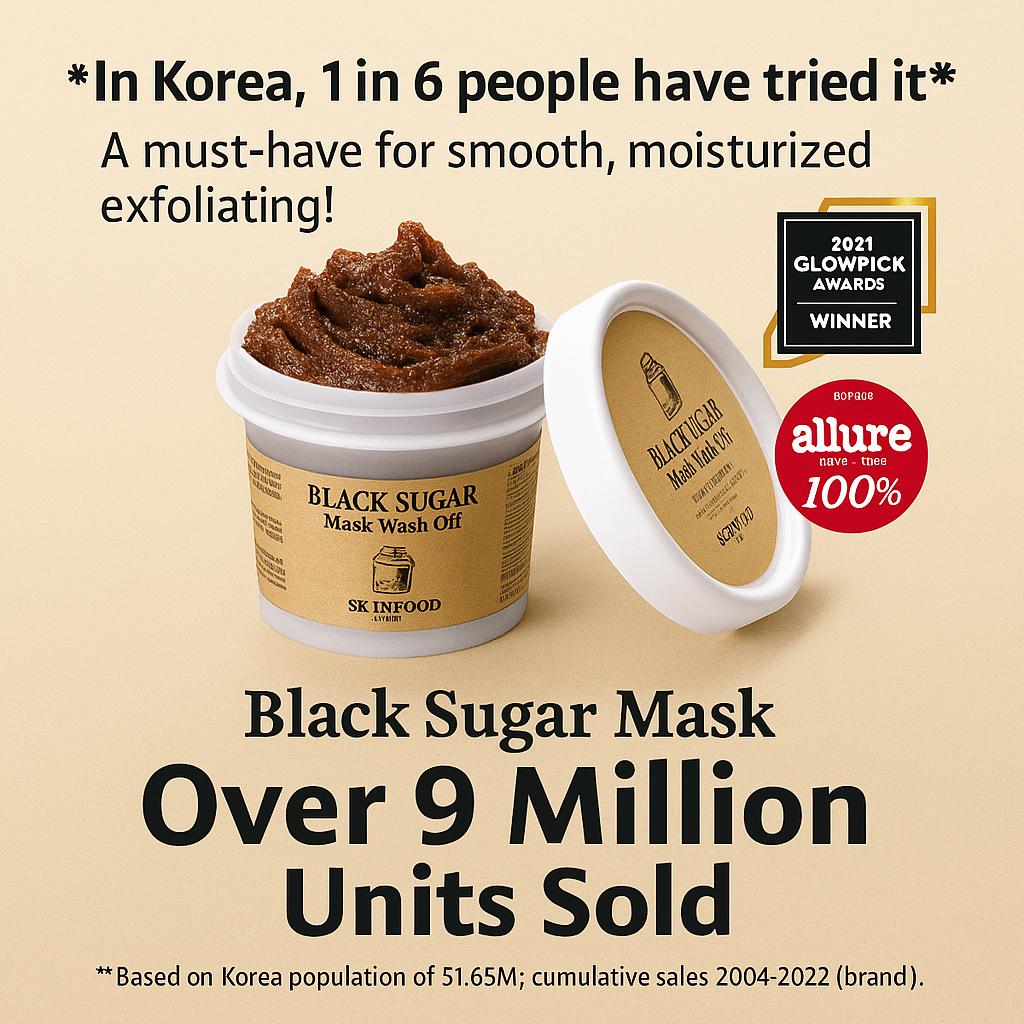 Skinfood Black Sugar Mask Wash Off (120g)