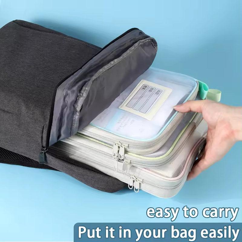 A4 Student Teacher Books Storage Bags Large Capacity Stationery Organizer Bag Folders School Office Supplies Stationary Bag