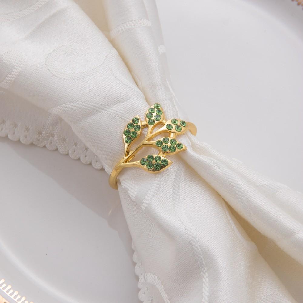 

Кольцо для салфеток в виде листа, 6 шт. One Size