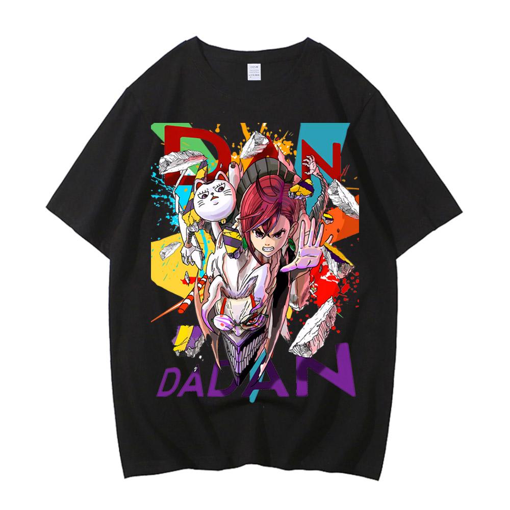 Dandadan Shirt Vintage Washed Unisex Oversized Anime Streetwear Soft Cotton Short Sleeve Tee Gift Clothing Tops 2026 Hot Sale