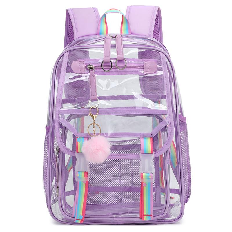 Miling Transparent PVC Waterproof Backpack