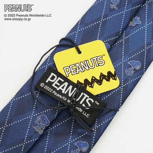 Tie Snoopy Necktie PND48162 Navy SNOOPY Business Brand Necktie Present [Peanuts]
