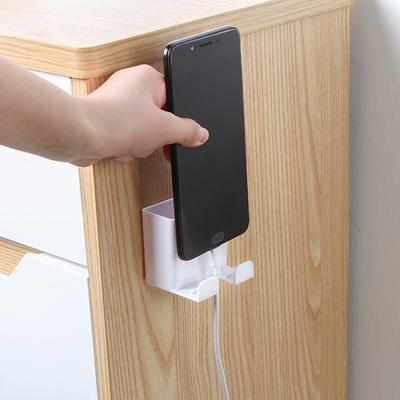 Wall Mounted Organizer Air Conditioner TV Remote Control Storage Box Mobile Phone Plug Holder Multifunction Organizer Container