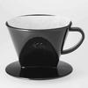 Kalita Coffee Dripper, 3-Hole, Fast Extraction, Extracts Flavor Before Impurities Reach Out. Black Plastic, 102-KP, #05027, for 2-4 People. This dripp