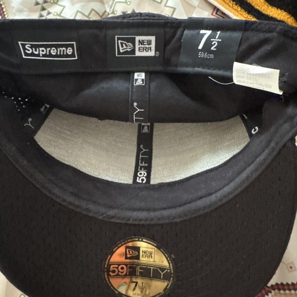 [Б/У] Кепка для бейсбола Supreme черного цвета