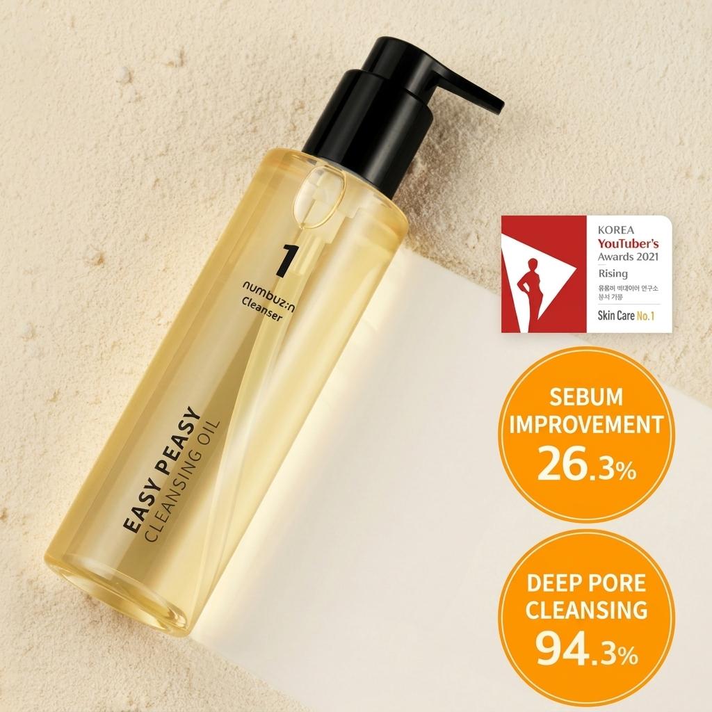 numbuzin No.1 Pure-full Cleansing Oil 200ml (+Free gift)