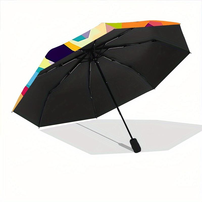 1pc Mario Automatic Open/close Folding Portable Cute Cute Umbrella with 8-Ribs Structure for Women/Men, All-Season Use A0901038