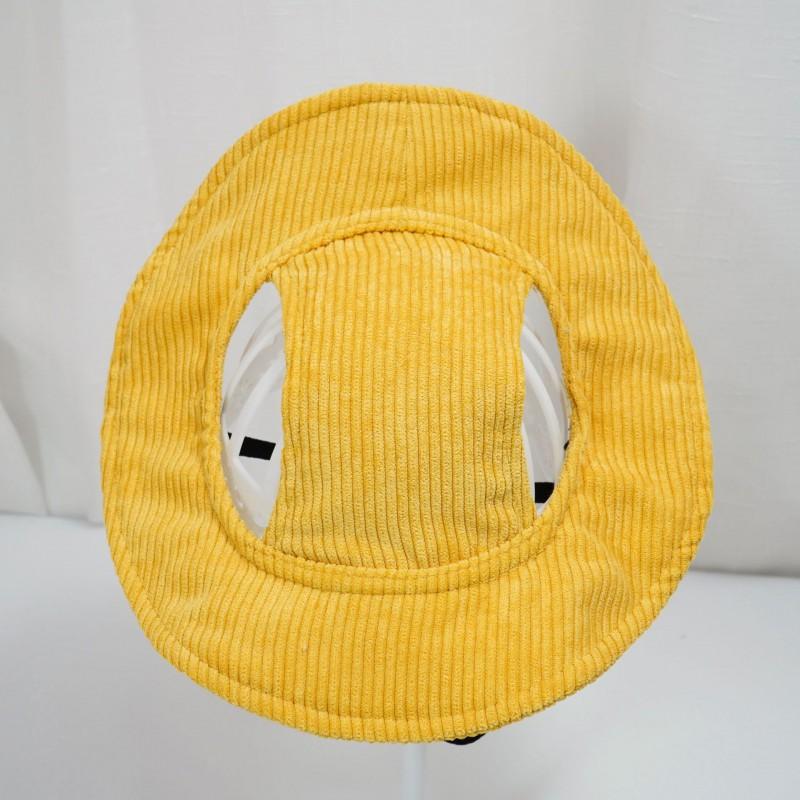 Pet Sun Hat Dogs - Corduroy Baseball Cap In Multiple Colors Adjustable Fit Small To Large Breeds