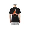 Jordan Printed Logo Solid Color Crew Neck T-Shirt Men Tops Black DH8967-010