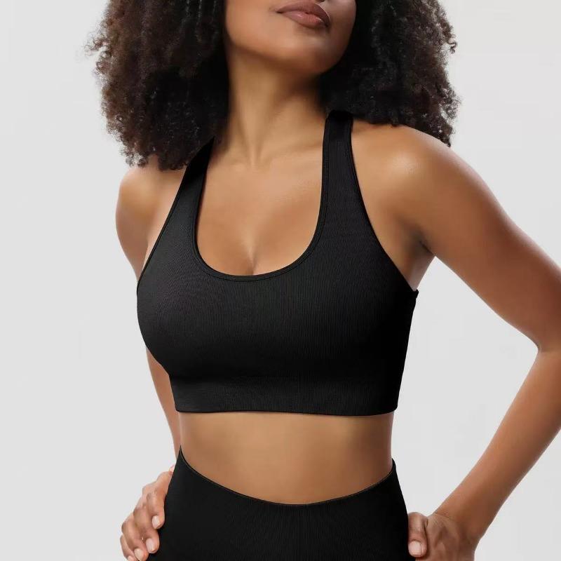 Women S Seamless Halter Neck Sports Bra Comfortable Supportive