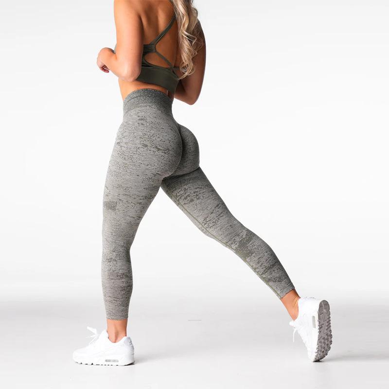 

NVGTN Seamless Hip-Lifting Yoga Pants: Flat-Pack Cross-Border Sports Fitness Wear Extra Large