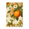 Petrichor Orange & White Floral Decor for Wall, Bedroom & Kitchen, Unique Floral Decor, Home & Garden Wall Art for Indoor & Outd