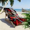 Brady Print Beach Towel, Large Soft Quick Dry Towel for Beach Camping Swimming