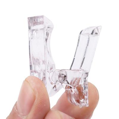 Transparente Gel-Schnellbau-Nagelverlängerungsspitzen, Clip-Klemme, Maniküre-Kunstwerkzeuge