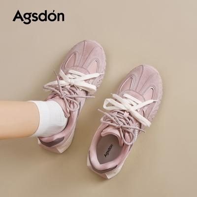 Pink Dexun Shoes, New Spring Platform Ballet Forrest Gump Shoes, Casual Little White Sports Shoes