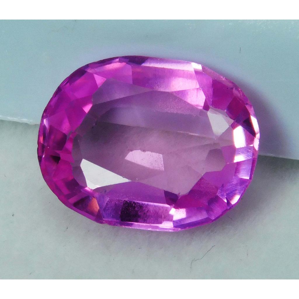 Pink Sapphire Oval Cut CERTIFIED 8 Carat Natural Loose Gemstone Ring Size