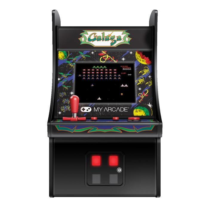 Borne d'Arcade Rétro Mini - My Arcade - GALAGA - Écran 5 Pouces - Console Portable - Noir
