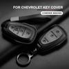 For Chevrolet Chevy Camaro Cruze Malibu Xl Sonic Volt Tracker Spark Bolt Trax Equinox Traverse Leather Car Key Case Cover Shell