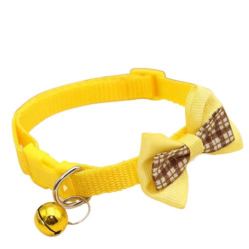 Bestselling pet grid bow tie collar cute cat collar for small dogs