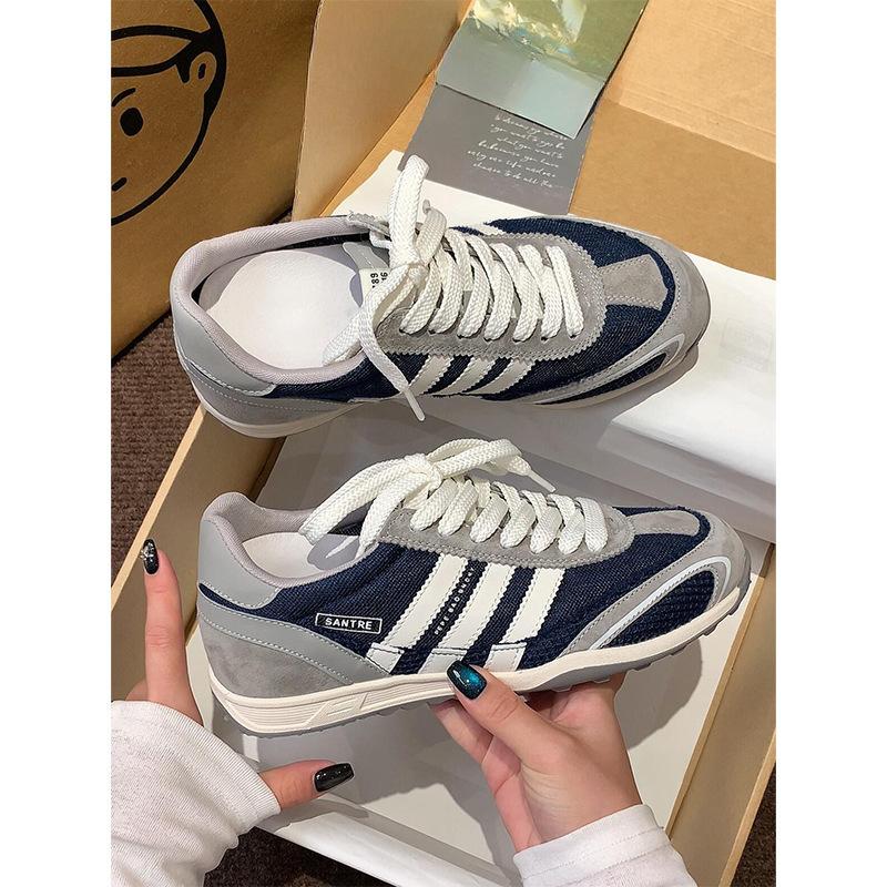 thick-soled Agande training shoes women's 2025 new summer and autumn mesh non-slip hiking shoes casual sports shoes