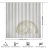 Large Shell Bath Rug Luxury Bathroom Decor Item Soft Non-Slip Microfiber Mat Easy Cleaning Quick Drying For Bathtub Or Shower St