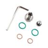 Oversize Piggyback Drain Plug Stainless Steel Self Tapping Oil Pan Thread Repair Kits with Hex Wrench O Ring Gasket