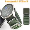 20mm Watch Band For Samsung Galaxy Watch 5 6 4 44mm 40mm Nylon Alpine Loop Bracelet 46mm Correa Watch4 Classic 5 Pro 45mm Strap