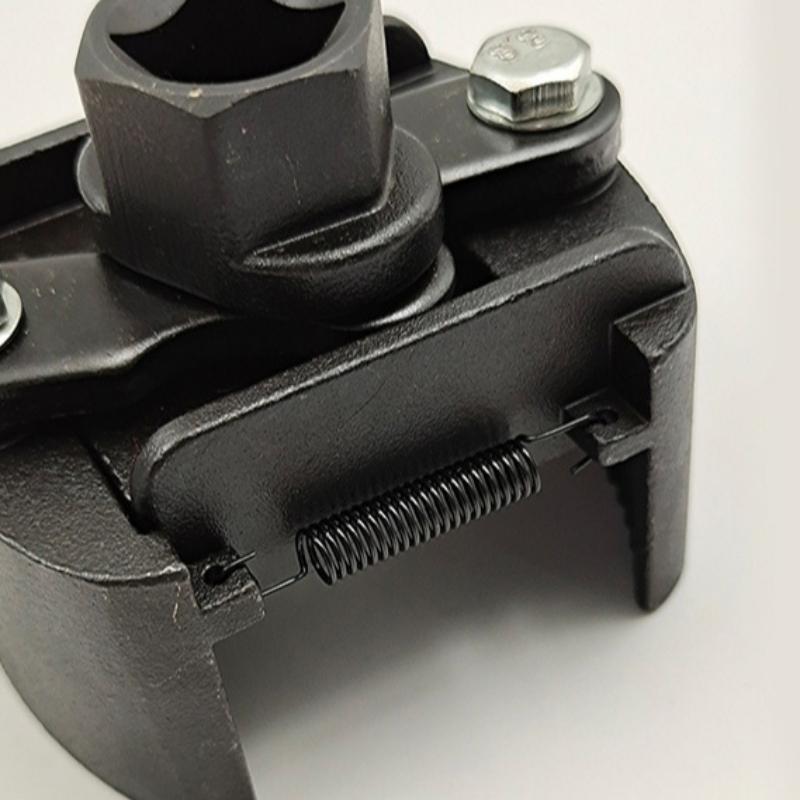Universal Adjustable Oil Filter Wrench Two-Jaws 60-80mm/80-105mm Range Filter Remover Tool for Auto Maintenance