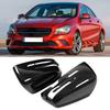 Gorgeri Rearview Mirror Carbon Fiber Texture Rearview Mirror Cover Caps for W176 Caps, 2-Piece Mercedes-Benz A-Class 2012-2017