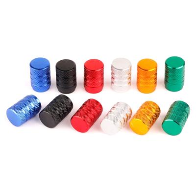 Tappi valvola pneumatici in alluminio Coperture resistenti alla corrosione Tappi valvola in alluminio Set tappi valvola progettati con precisione