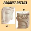 Buddha Flower Pot, Planter, Vinyl Decoration, Figurine, Multifunctional Gift Ornament, Suitable for