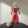 Dragon Ball Anime Figure Super Series Goku Double Headed Super Saiyan Action Statue Doll Model Children Toys Decoration Gift