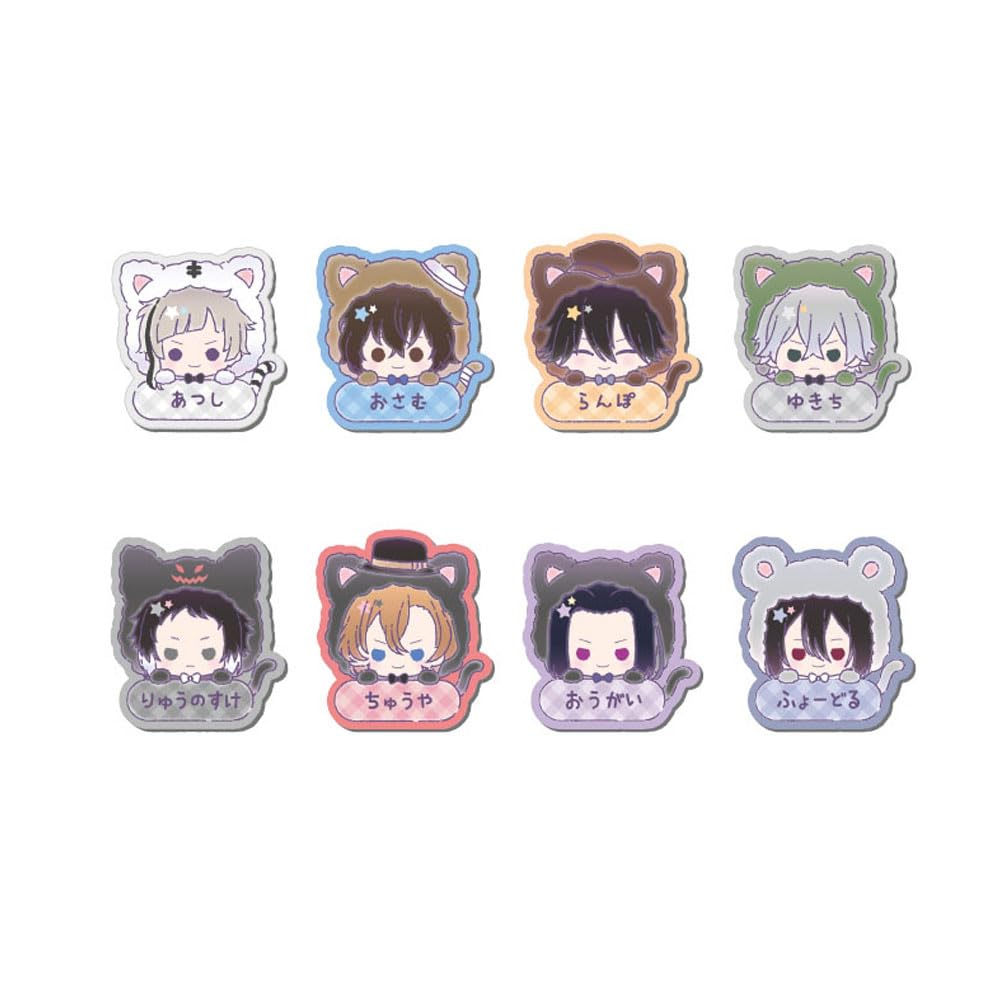 

Bungo Stray Dogs Именные зажимы Коробка из 8 штук
