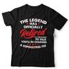The Legend Has Officially Retired Unisex TShirt Large Fit 35XL 2024 RetireUnisext