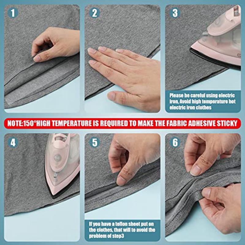 64 Meters White Double Sided Interlining Sewing Accessory Adhesive Tape Cloth Apparel Fusible Interlining DIY Accessories Patchwork