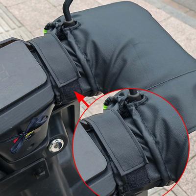 Motorcycle Handlebar Gloves Windproof Motorbike Handle Cover Gloves Waterproof Motorcycle Handlebar Muffs 3 Temperature Settings