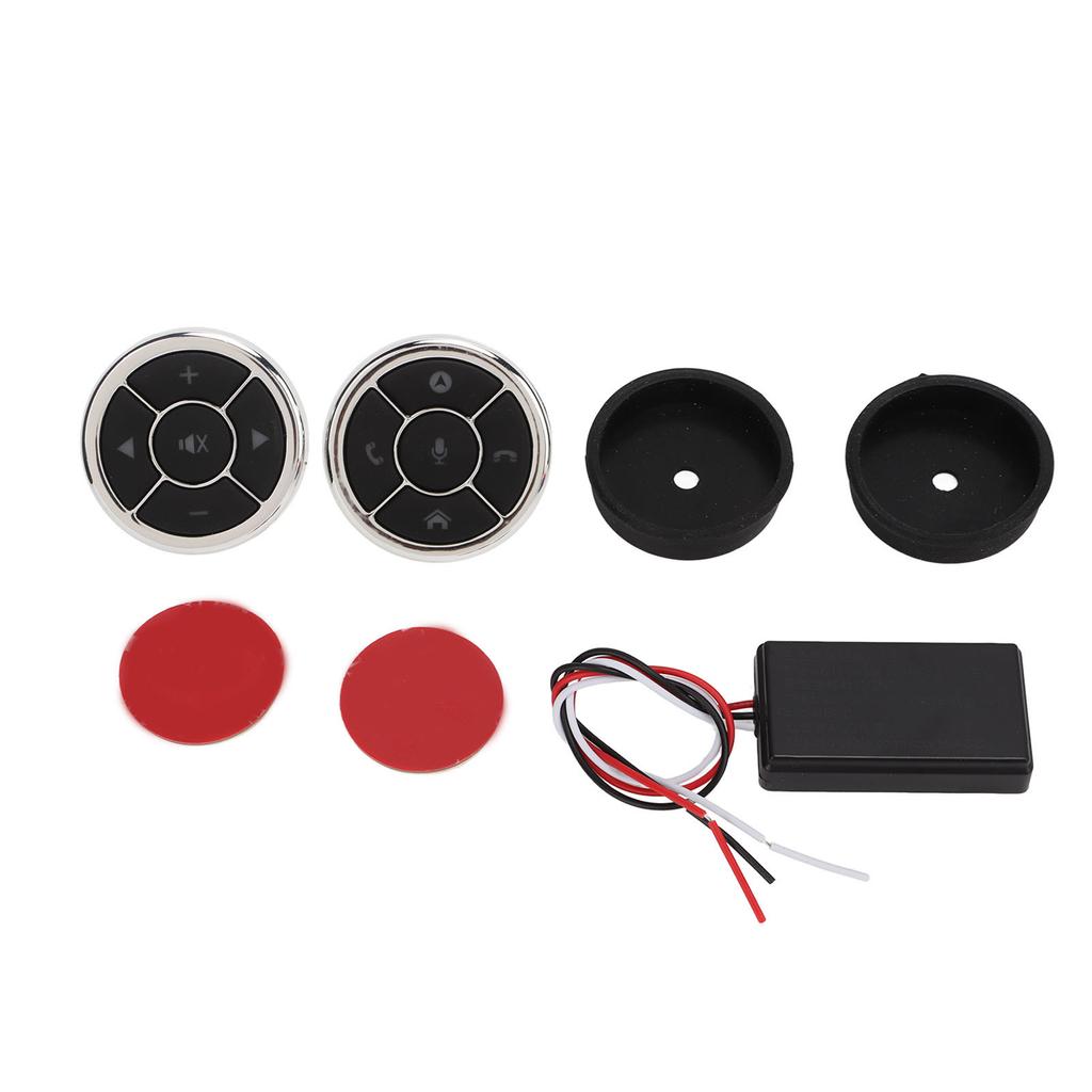 10 Keys Car Steering Wheel Control Button Volume Adjustment Handsfree Call Wireless Universal Multimedia Controller