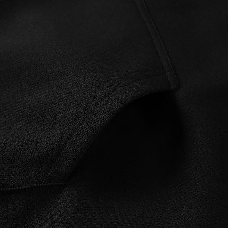 Charles Peach Heart Love Embroidery Hooded Sweatshirt