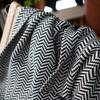 Homlly Herringbone Knitted Soft Woven Blanket Throw
