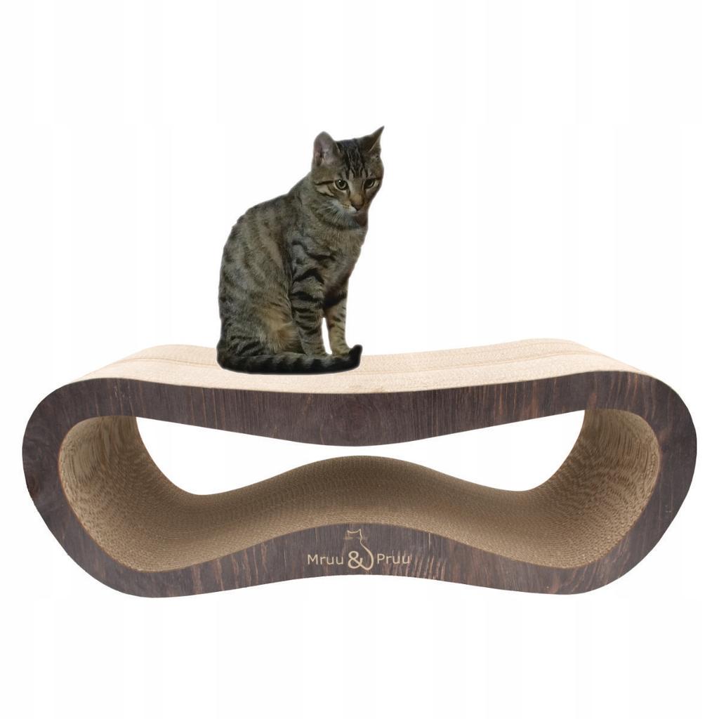 Leon cat scratching post | brown | 78x28x24 cm | MruuPruu