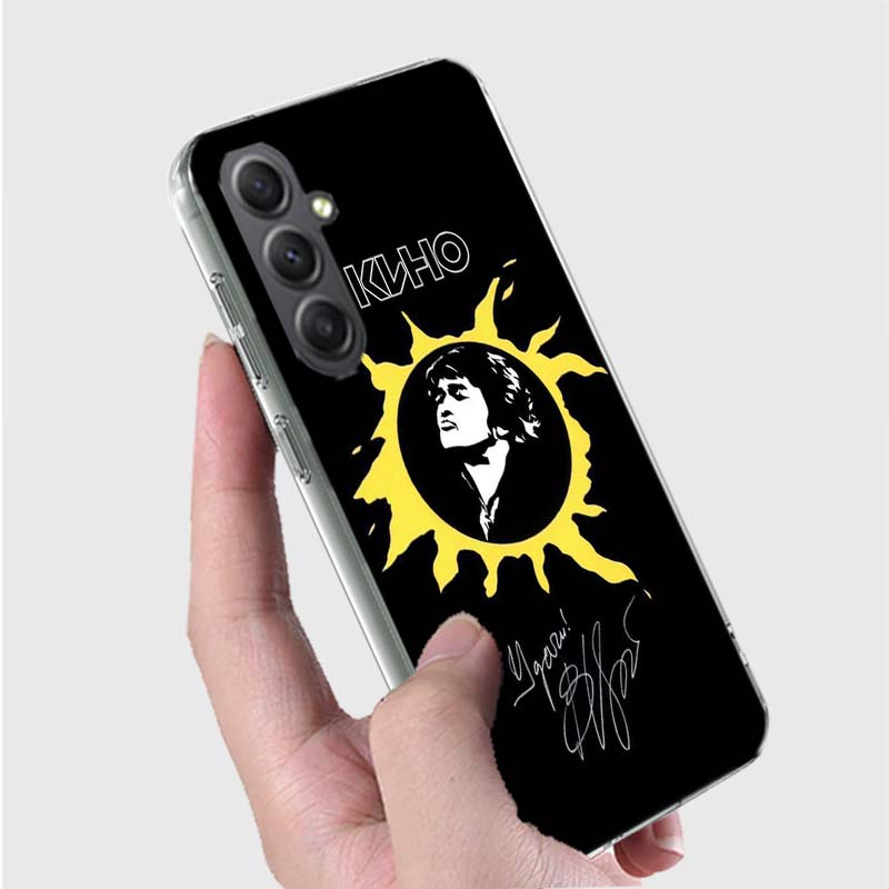Viktor Tsoi Phone Case for Samsung A16 A26 A36 A56 A17 A37 A57 A07 A06 A02S A03 A04S A05S Galaxy Note 20 10 A50S A71 A51 A31 A30