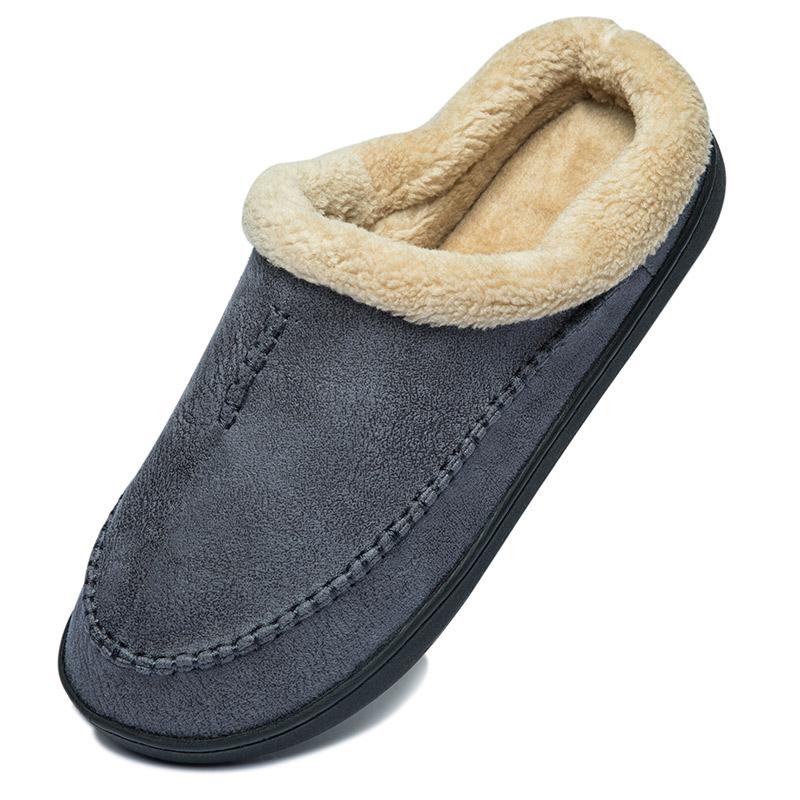 Warm Cotton Slippers for Men Shoes Winter Slipper Bathroom Home Soft Slippers Plush Non-slip Indoor Slippers Large Size 4950