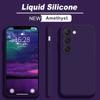 Per Samsung Galaxy S26 S25 S24 S23 S22 S20 S21 Ultra Plus FE A52 A51 A72 Cover Morbida Antiurto Nuova Custodia in Silicone Liquido